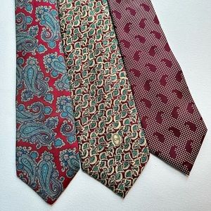 Trio of Christian Dior Ties